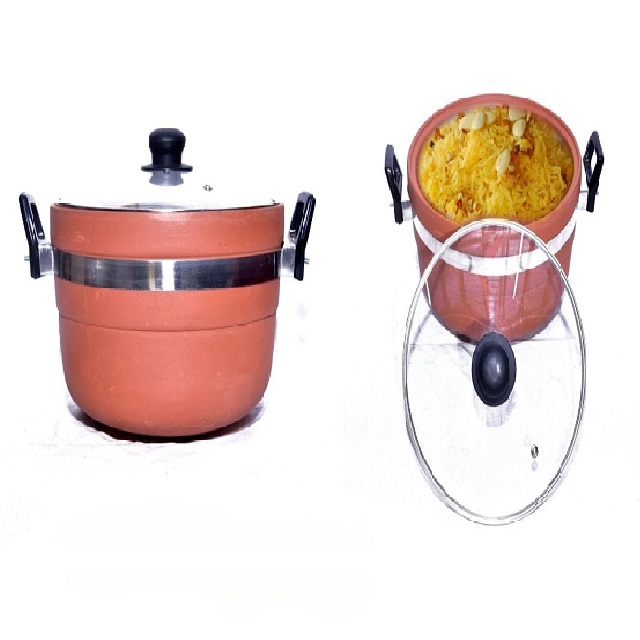 Mittikalaa 4ltr bhagona glass lid